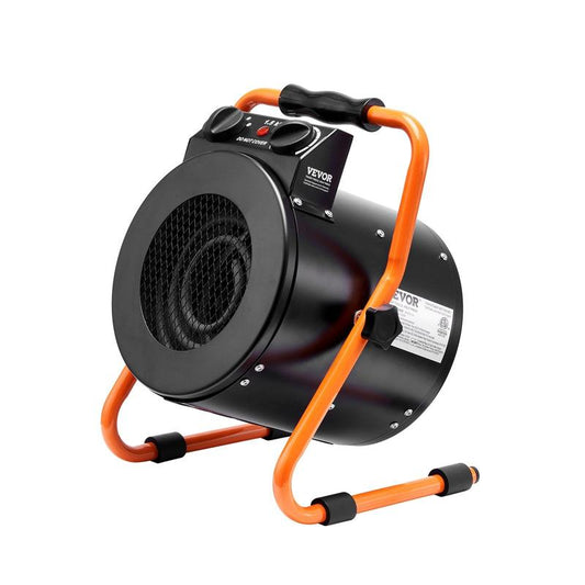 1500W Greenhouse Heater Fast Heating with Overheat Protection 2 Speed Settings Portable Small Grow Tent Electric IP24 Waterproof