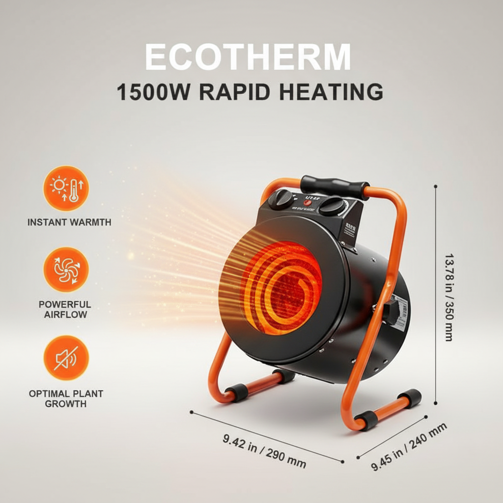 EcoTherm™ All-Season Electric Heater & Fan